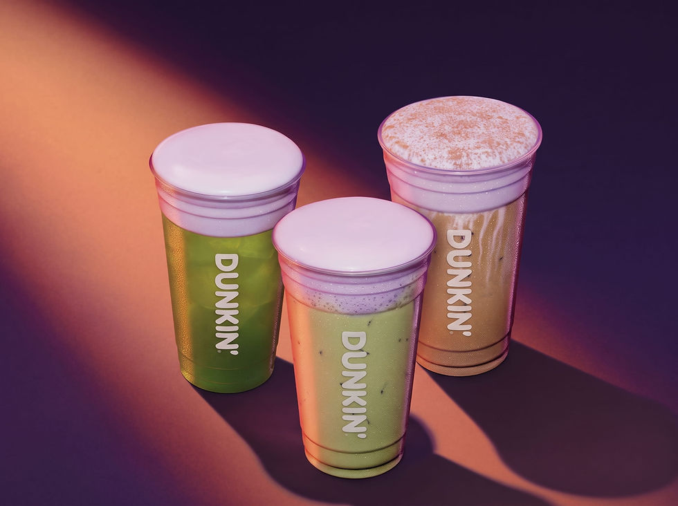 Dunkin' Unveils Halloween Menu with Green Apple Energy Drink and Purple Cold Foam