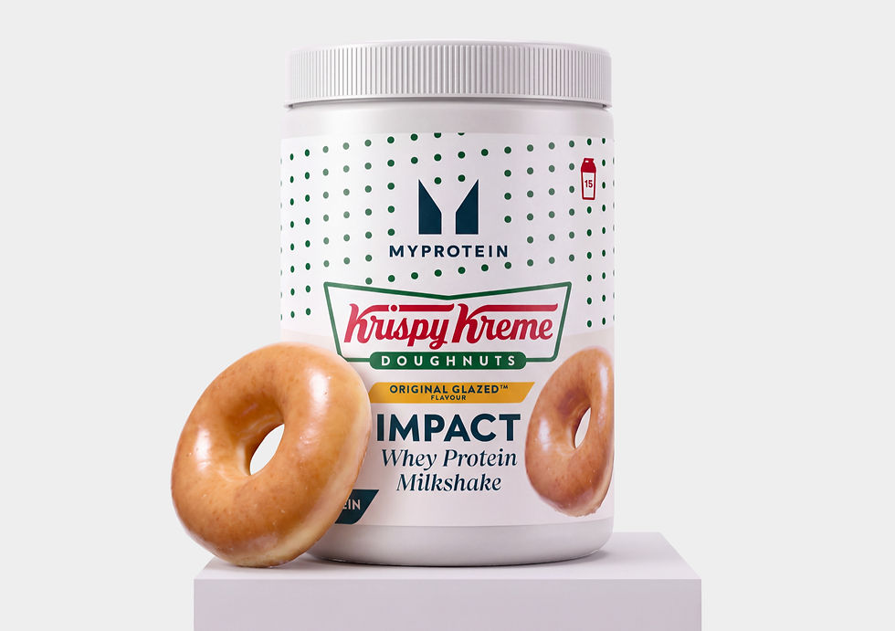 Myprotein Launches Krispy Kreme Original Glazed Whey Protein Powder