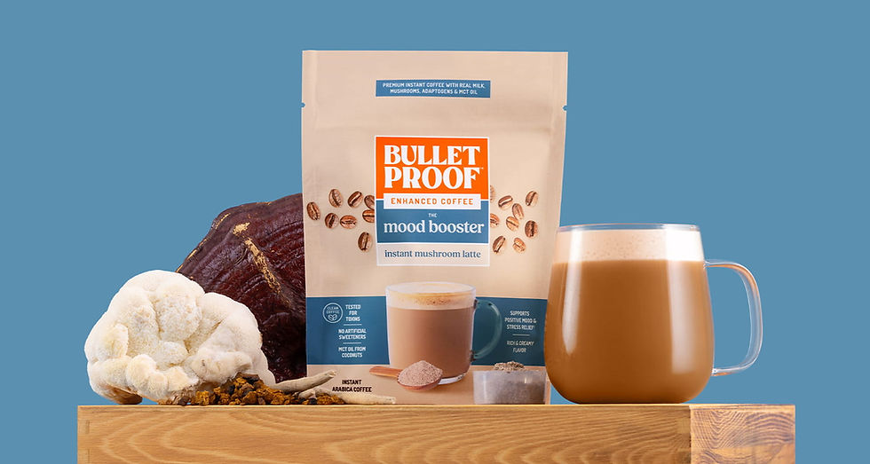 Bulletproof Launches Lower Caffeine Mood Booster Mushroom Latte