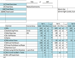 Custom Exercise Plan