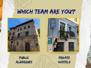 Private vs public albergue