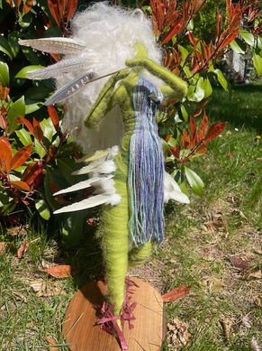 Sculpture en laine Peggy Lisch fe