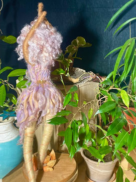 Sculpture en laine Peggy Lisch fe