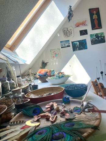 Atelier de sculpture en laine Peggy Lisch fe