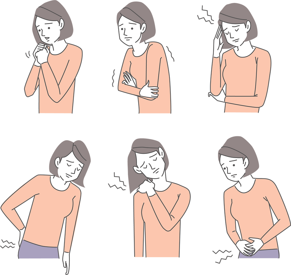 色々な体調不良