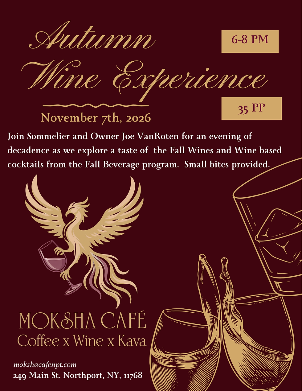 Autumn Wine Experience at Moksha Café