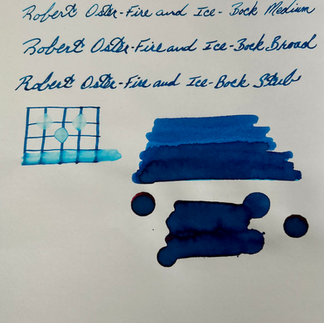 Sample of Robert Oster Ink