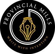 Provincial mills Logo - Artistic Fountain Pen Nib design