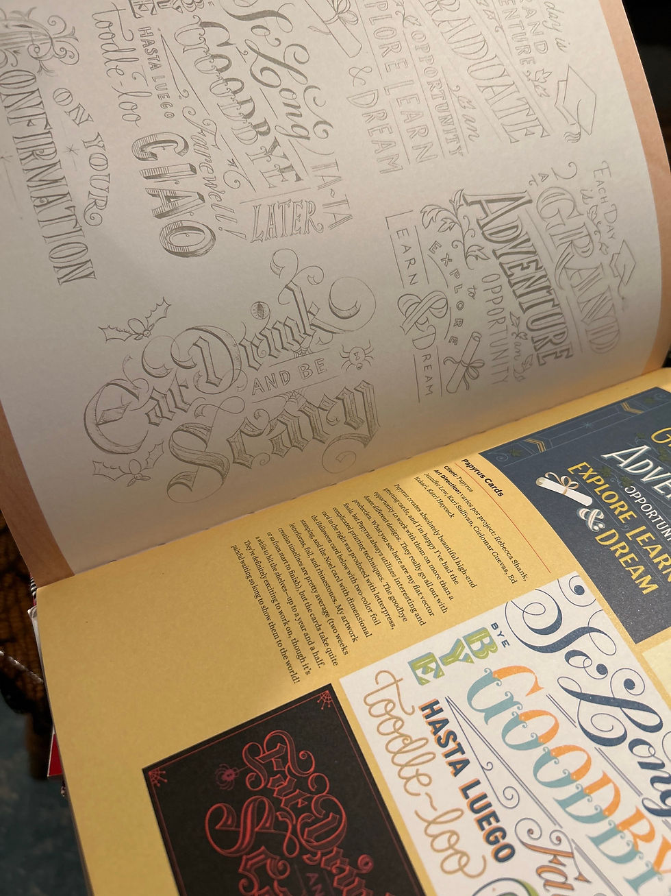 Thumbnail: In Progress: Lettering & Calligraphy Secrets (Hardcover)