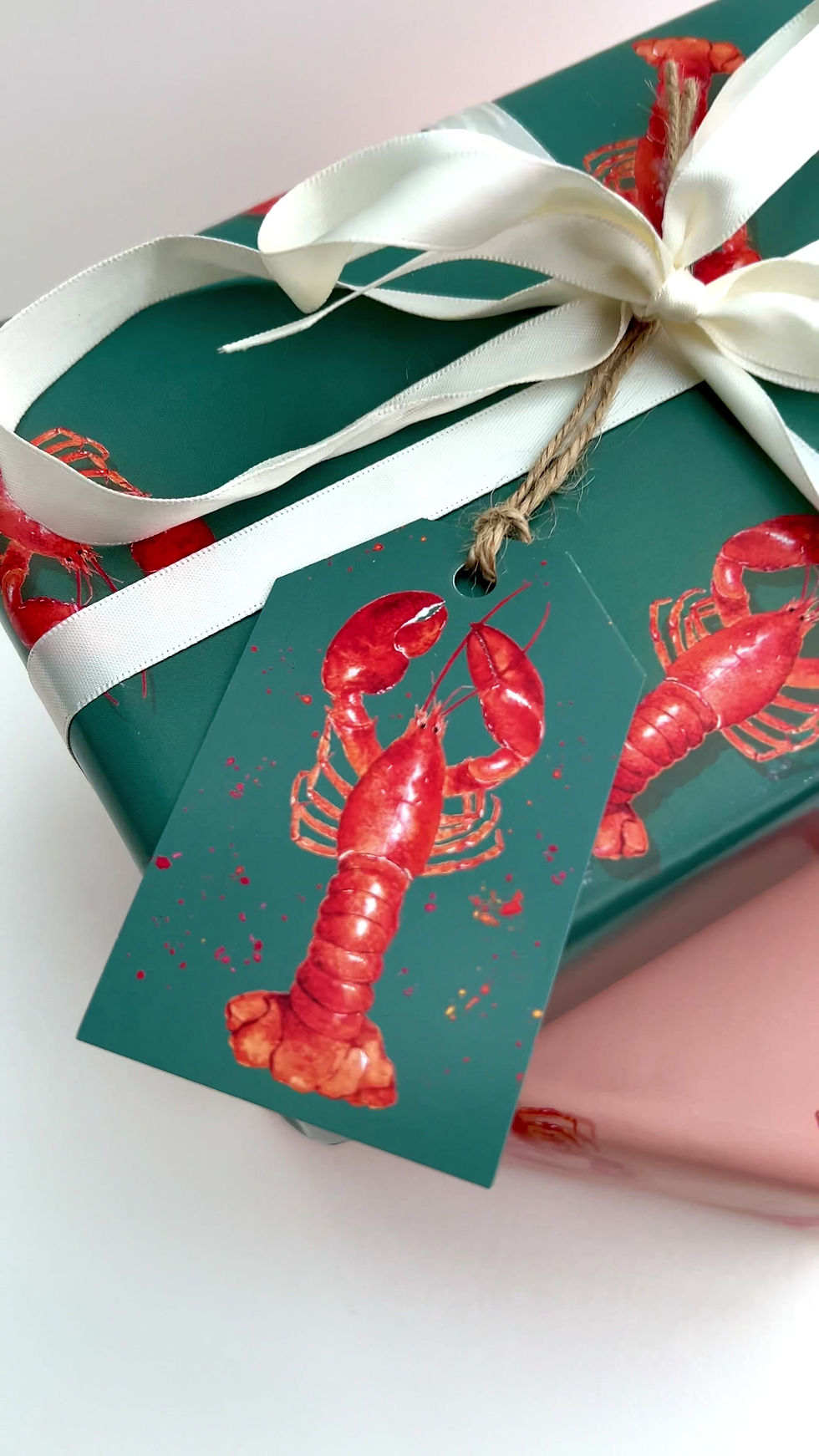 Thumbnail: Lobster gift tags - blue