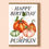 Thumbnail: Happy Birthday Pumpkin card
