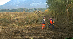 Timelapses : les travaux avancent vite au sud du lac du Bourget !