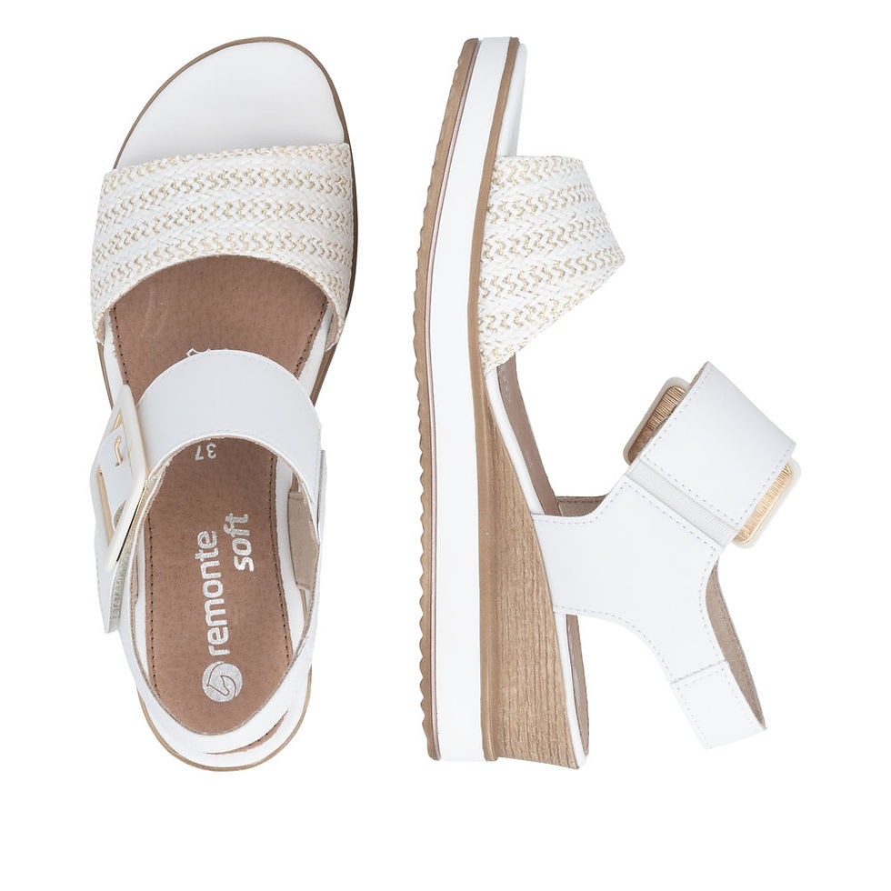 Thumbnail: REMONTE D6453-81 SANDAAL WIT