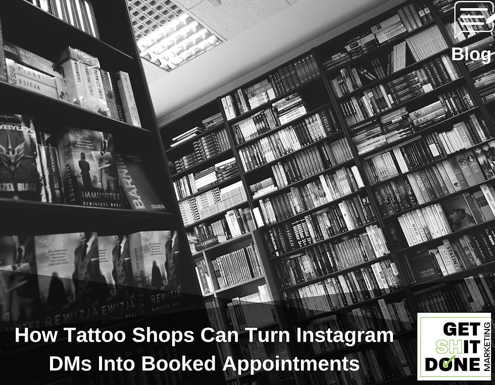 How Tattoo Shops Can Turn Instagram DMs Into Booked Appointments