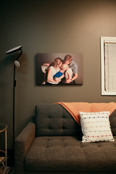 Middletown, Ohio Newborn Photography Studio Little Babe Studio Wall Art Canvas