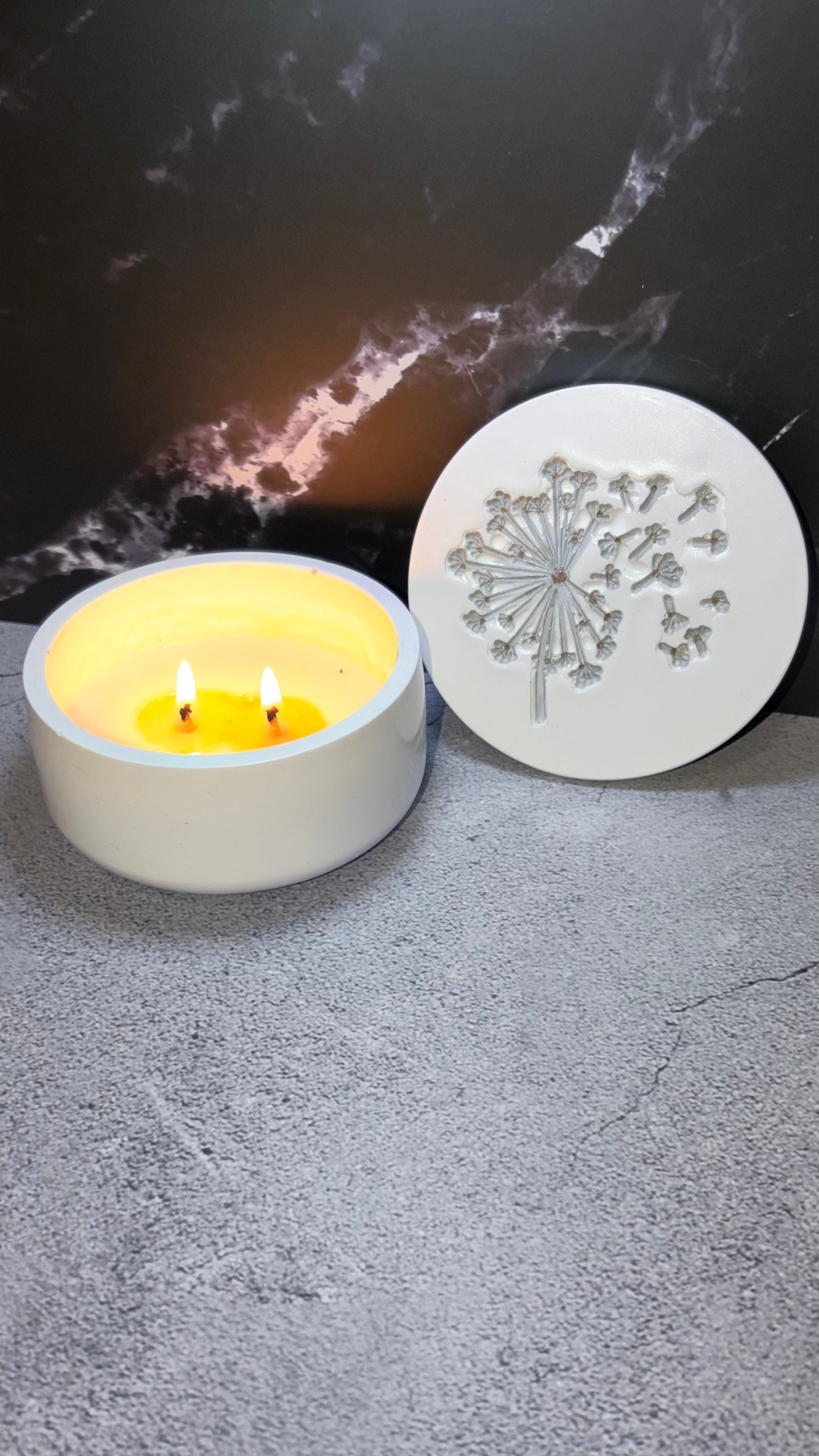 2 wick Candle - 6oz - Handmade Vessel - Scented Soy Wax