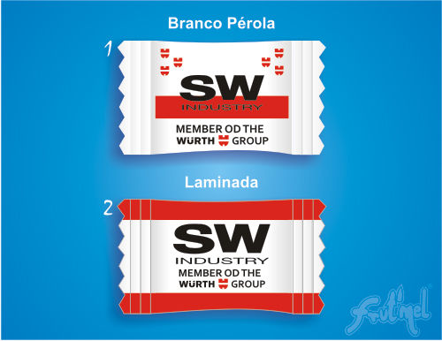 Embalagem personalizada para bala.