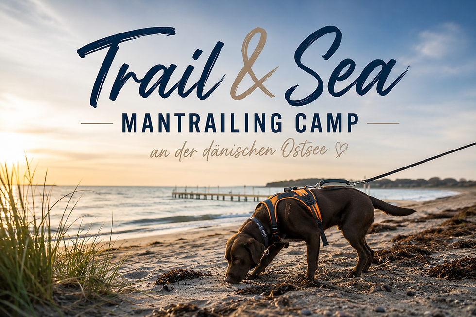 Trail & Sea - Mantrailing Camp für Anfänger und Fortgeschrittene