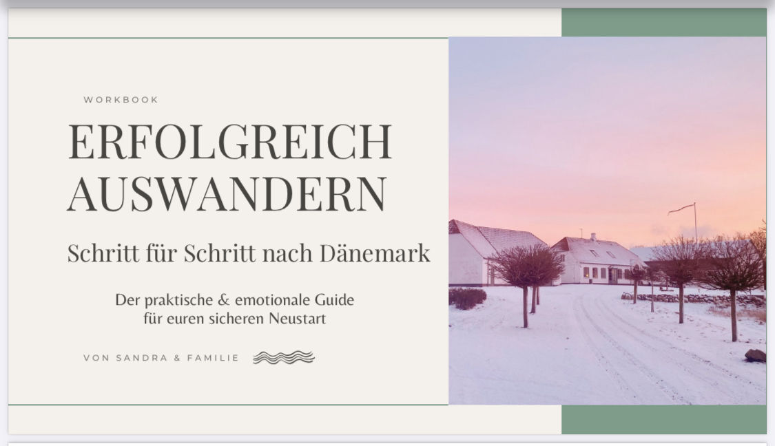 Workbook ERFOLGREICH AUSWANDERN - Schritt für Schritt nach Dänemark