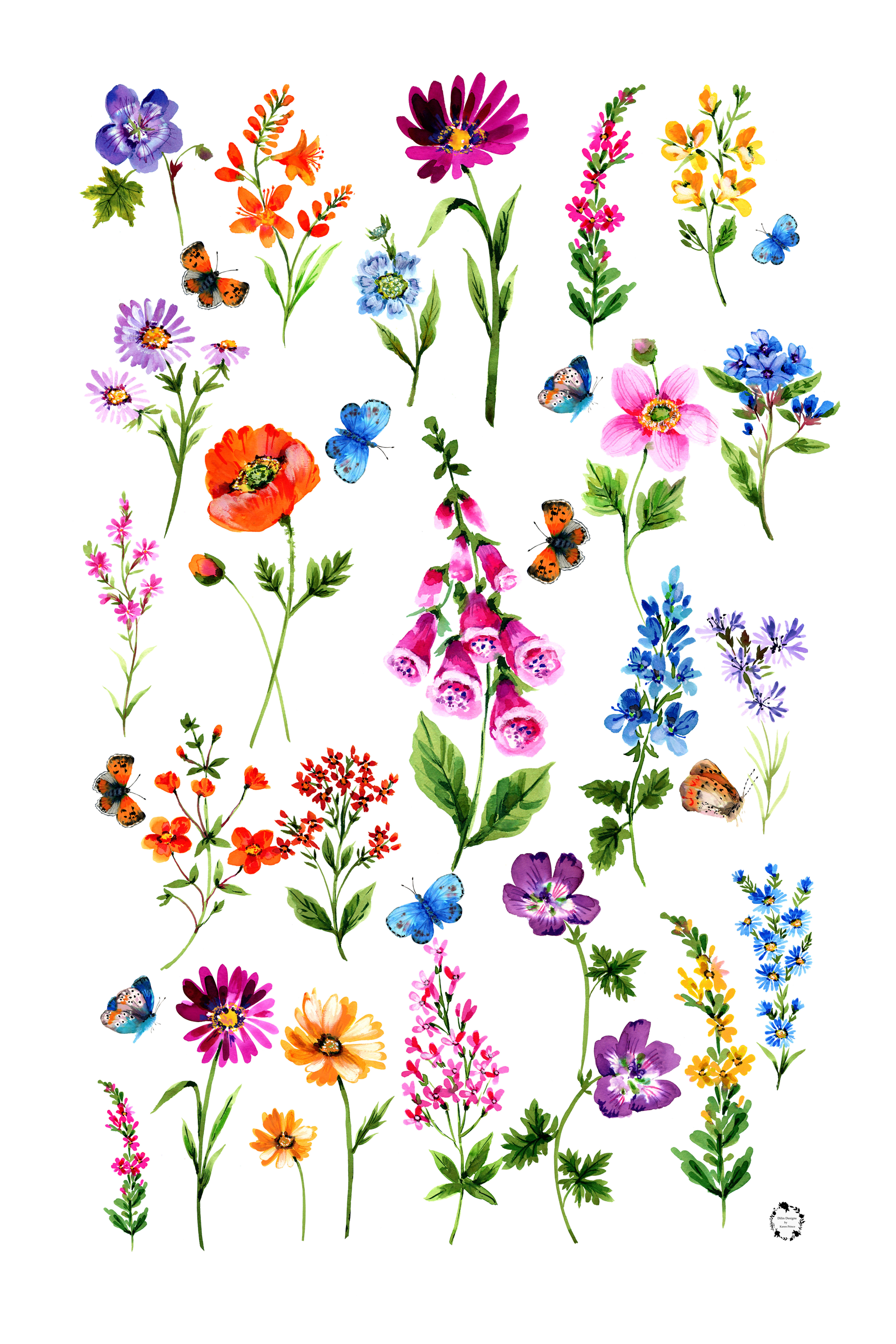 Floral T Towel