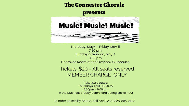 Connestee Chorale Spring Concert
