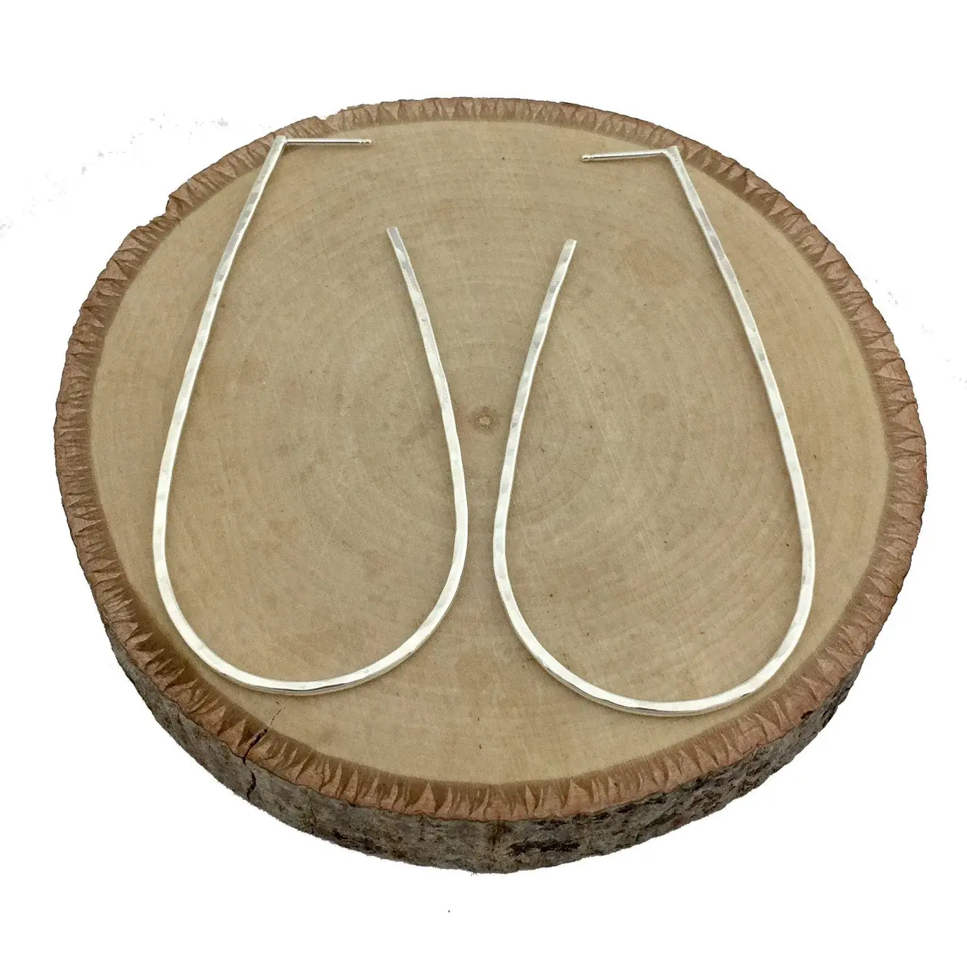 Large Teardrop Hoops