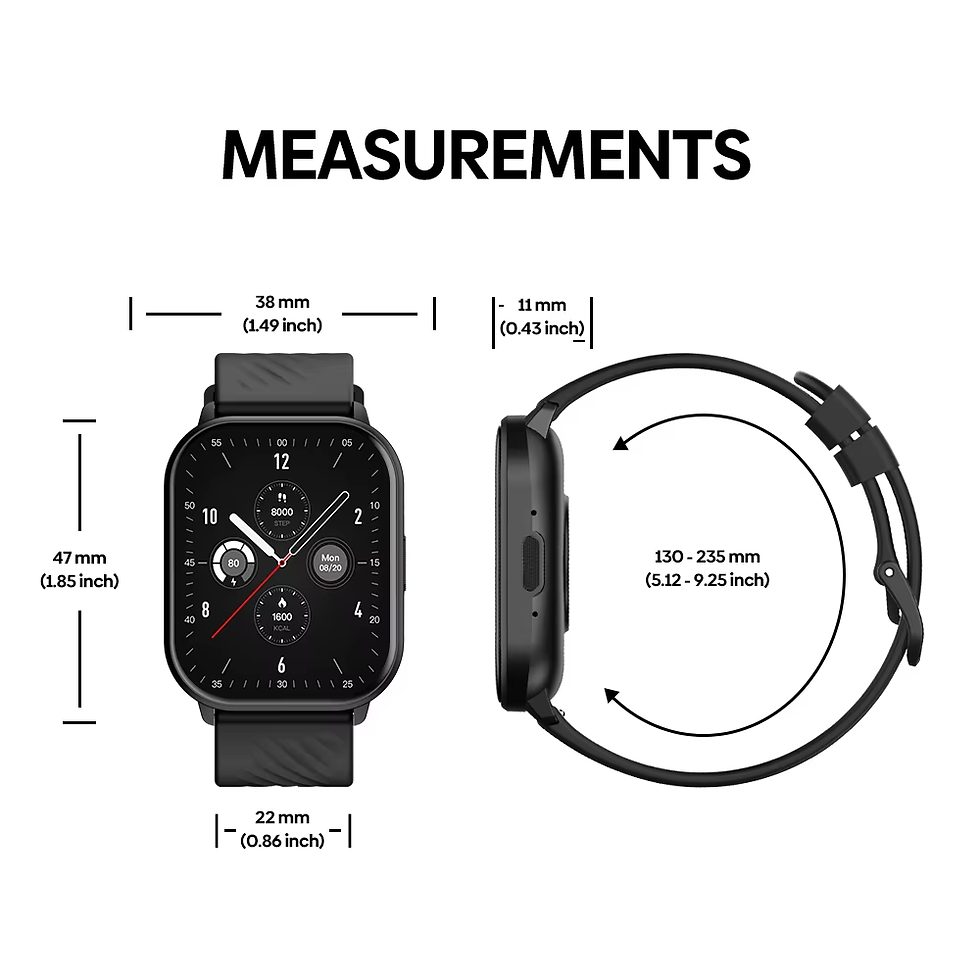 Thumbnail: New  GTS 3 Voice Calling Smart Watch Ultra-Big 2.03'' HD Screen 24H Health Monit