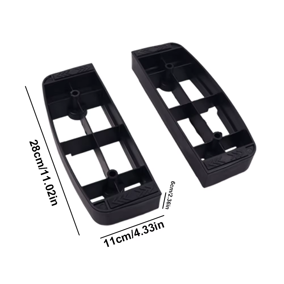 Thumbnail: 1Pair Cardio Pedal Exerciser Base Nonslip Pedal Stepper Board Base Weight Bearin