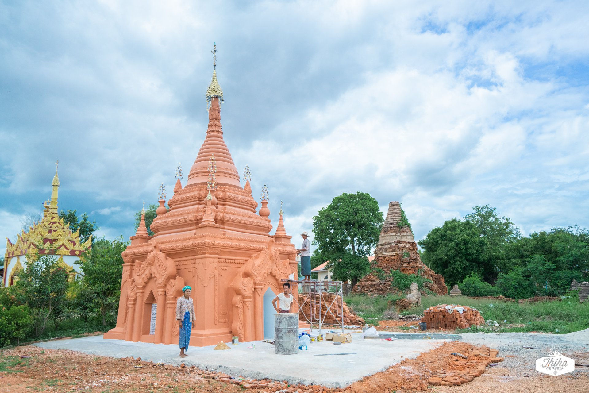 ပြုပြင်ပြီးဖြစ်တဲ့ စေတီတစ်ဆူ