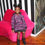 Thumbnail: Kids Purple Sweater Dress