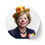 Thumbnail: Tammy The Clown - 2"x2" Sticker Roll (3 sizes)