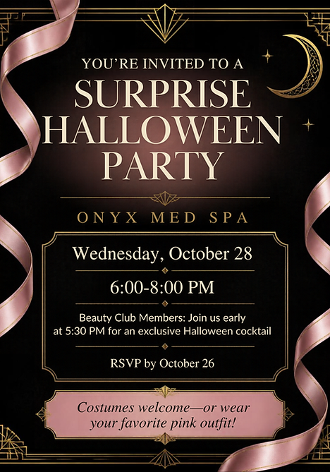 Onyx Med Spa Halloween party Instagram advertisement.png