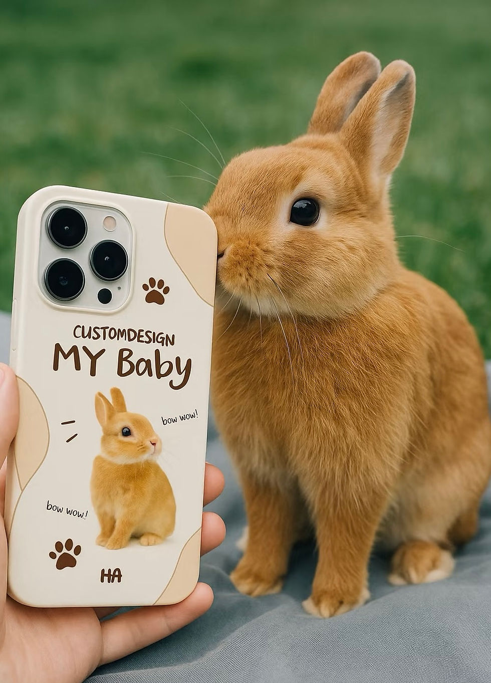 Thumbnail: Custom Pet Photo Phone Case – Personalized Dog & Cat Design Cover 