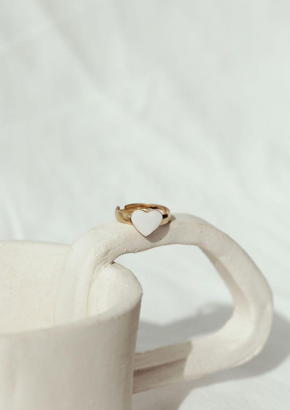 Miniature : Valentine - Bague lait maternel coeur