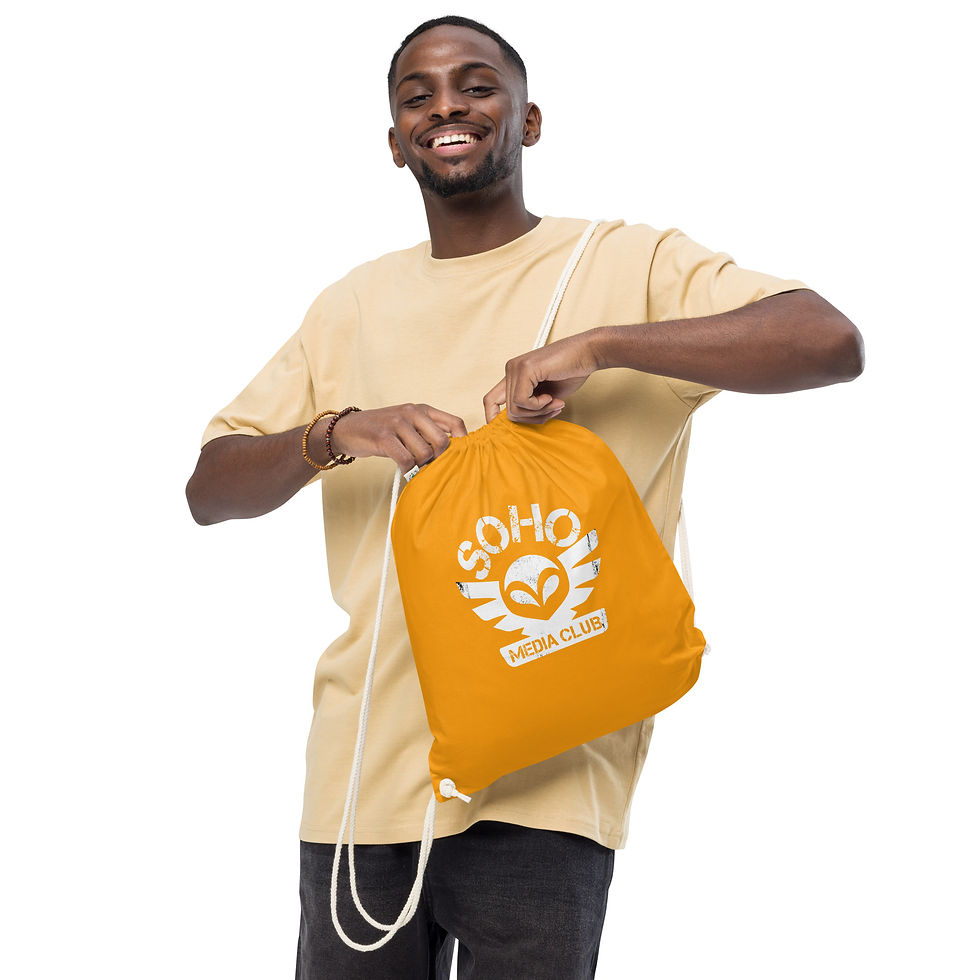 Thumbnail: Organic cotton drawstring bag