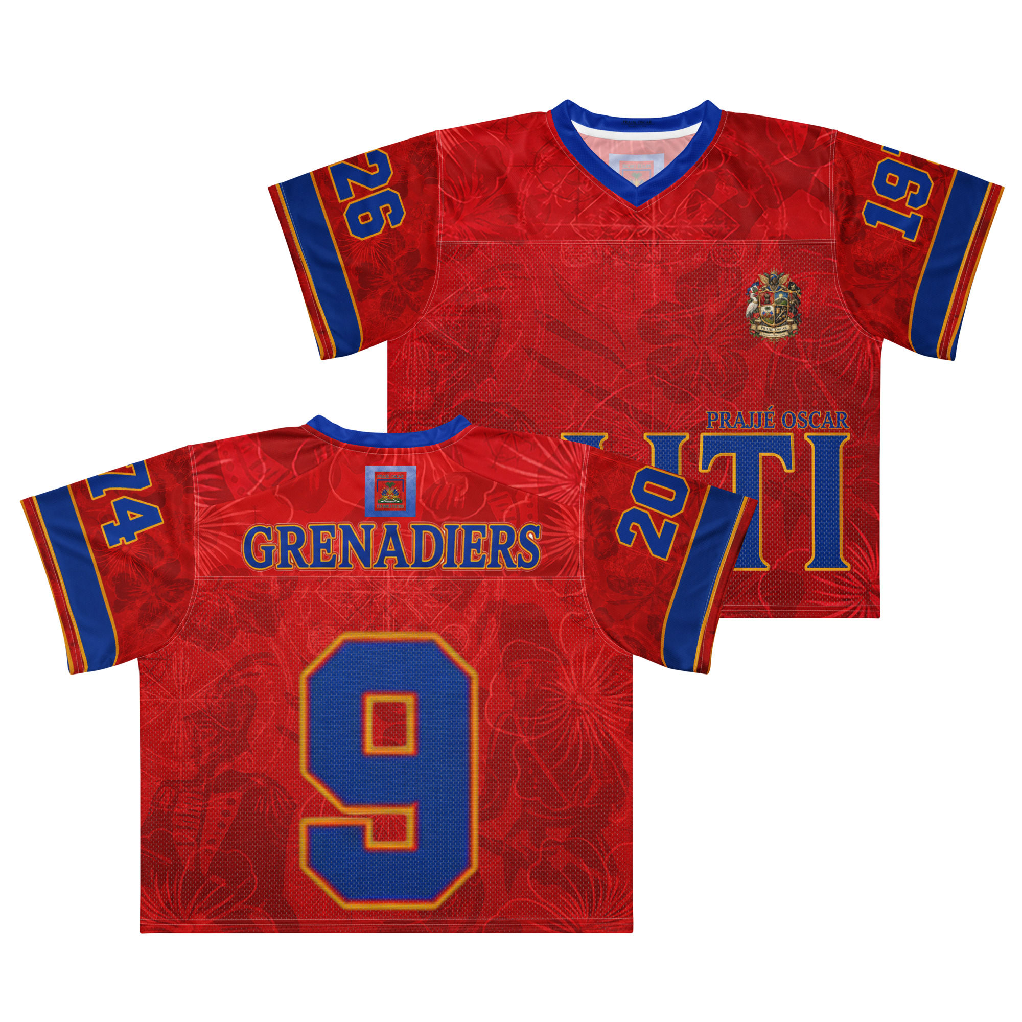 GRENADIERS #9 - RED - HAITI WORLD CUP 26