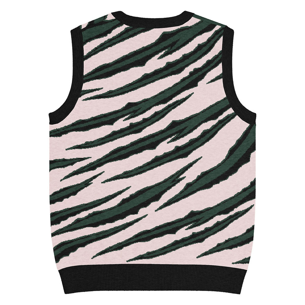 Thumbnail: Aigle Noir Knit V-neck vest