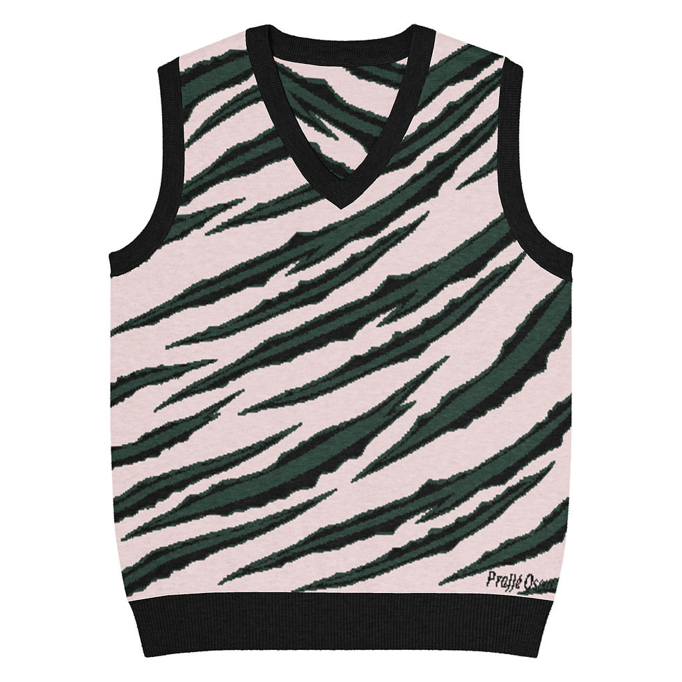 Thumbnail: Aigle Noir Knit V-neck vest