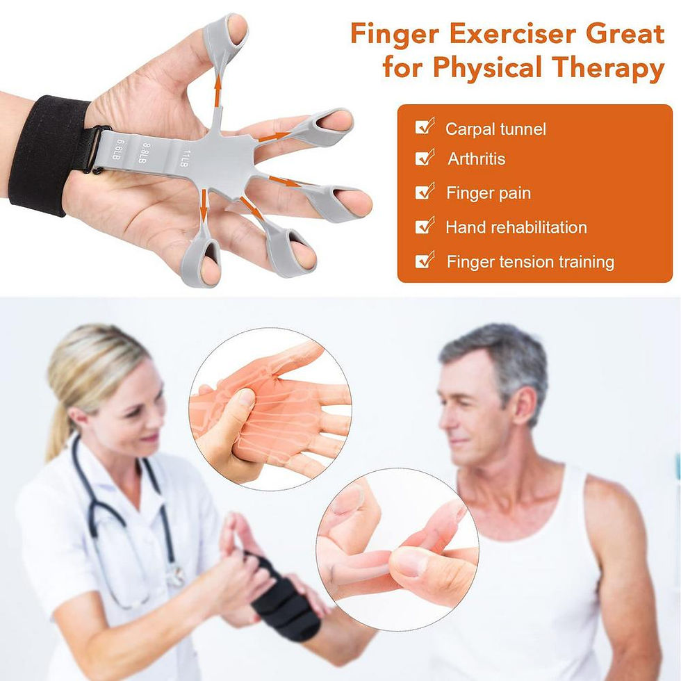 Miniatura: Hand Grip Strengthener Physical Tools Guitar Finger Trainer Training and Exercis