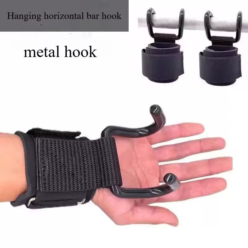 Weight Lifting Hooks Weight Lifting Grips Heavy Duty Pull Up Straps Adjustable P