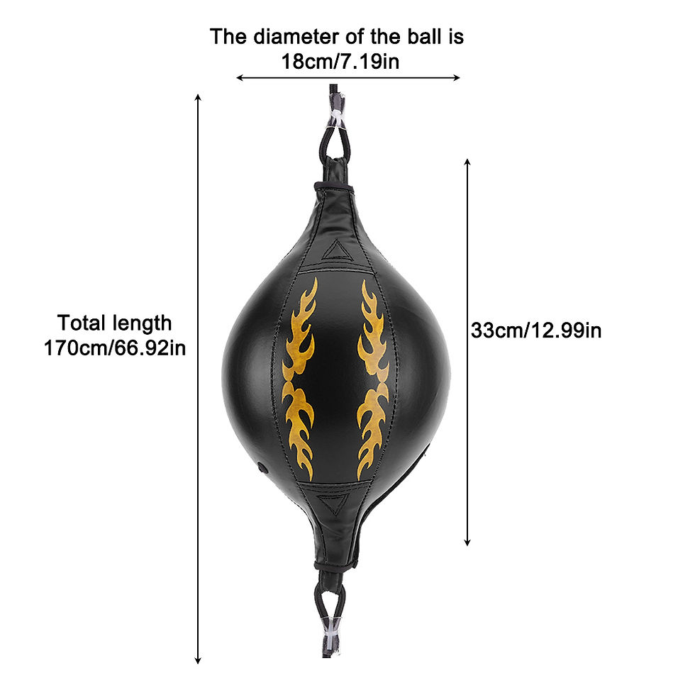 Miniatura: Boxing Punching Ball Training Reaction Speed Balls PU Leather Training Hanging S