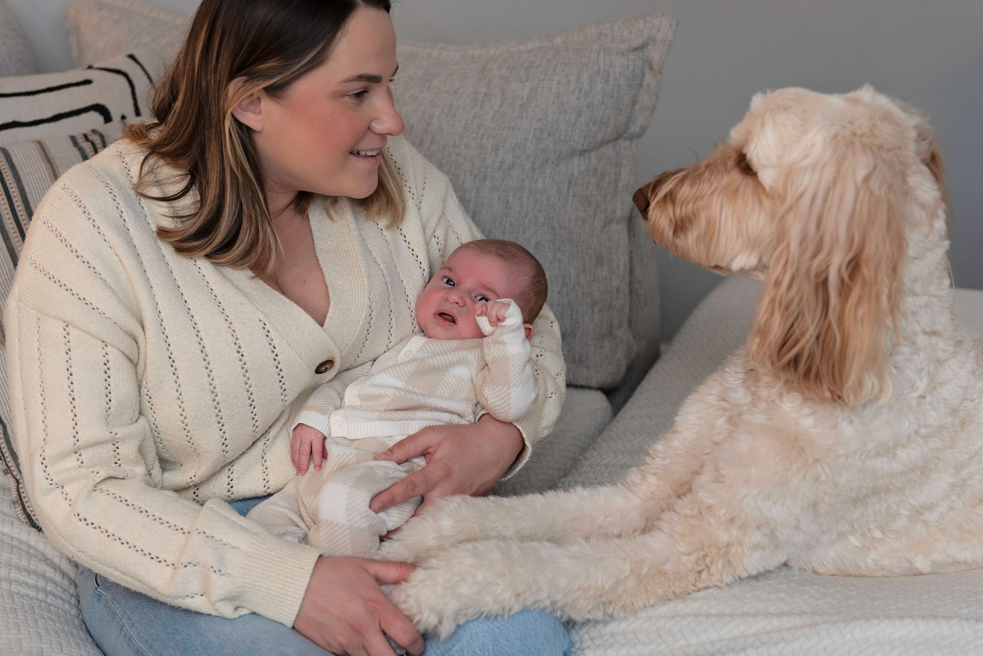 2 month baby captured by Easley Newborn Photographer