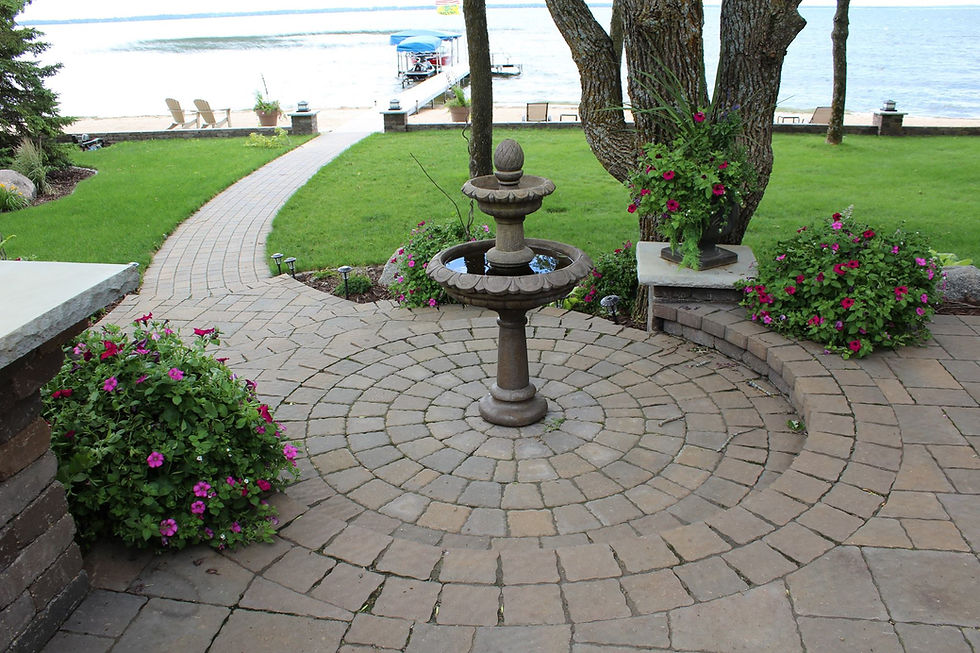 Fountain area