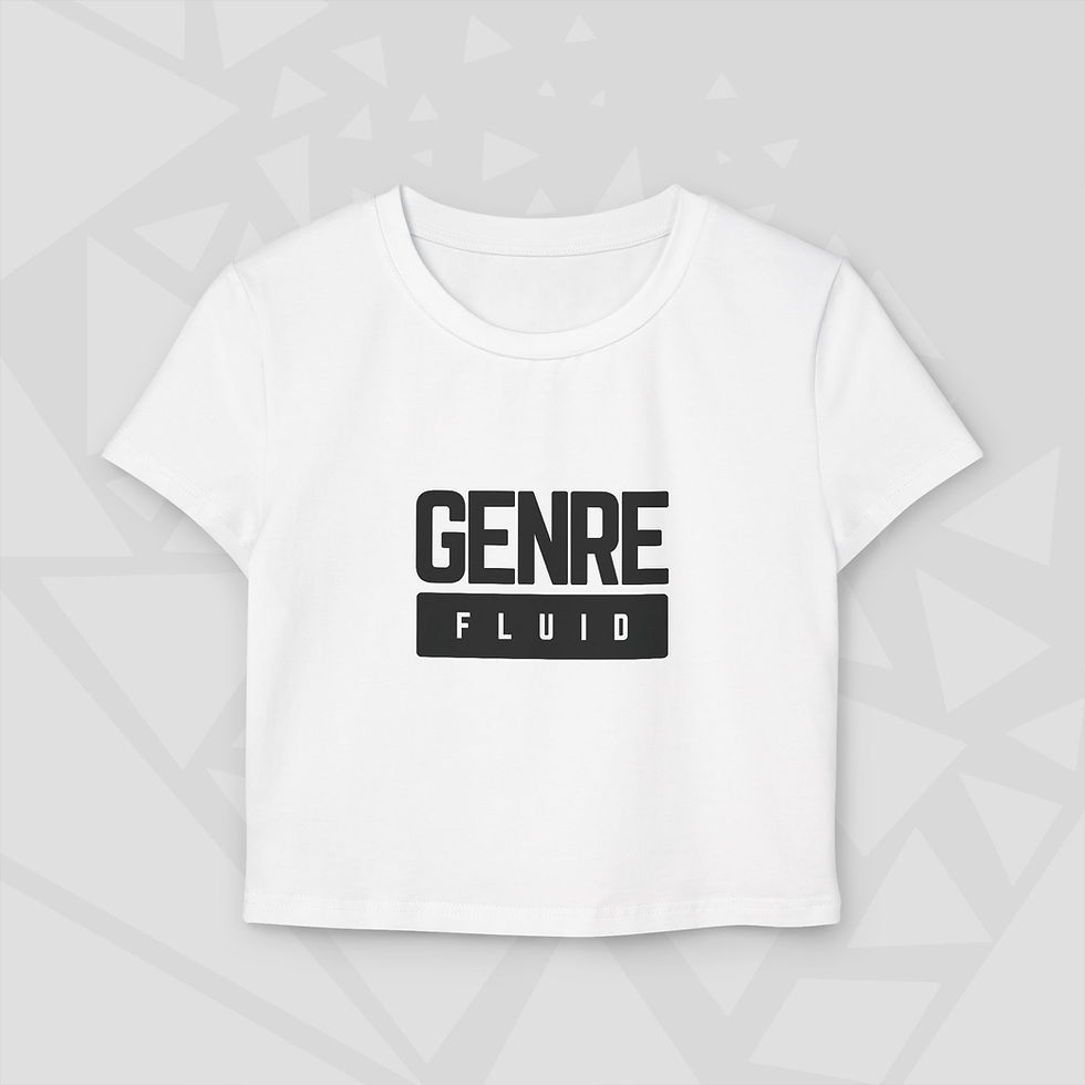 Thumbnail: Genre Fluid - Women's Crop Top