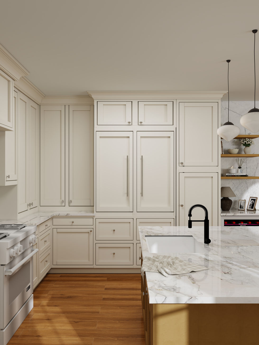 modern-kitchen-inset-cabinets-3D-rendering