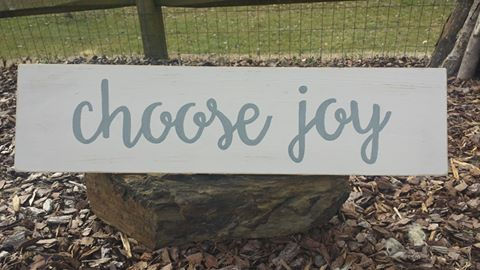 Choose Joy Hand-Painted Artwork