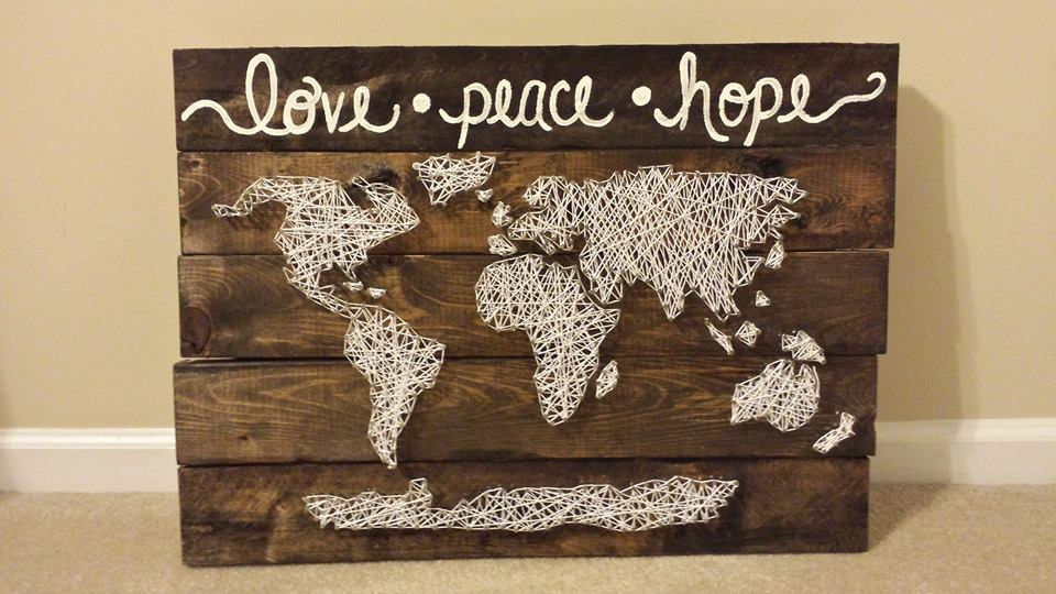 Custom Pallet String Art