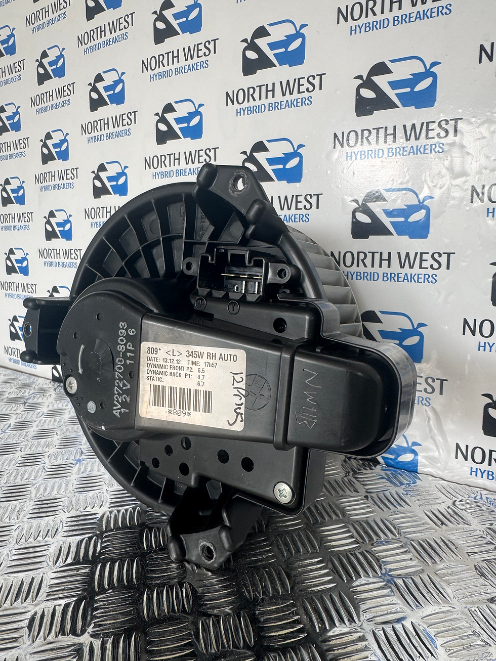 Thumbnail: TOYOTA AURIS 2012 HEATER BLOWER FAN MOTOR AV272700-8093 