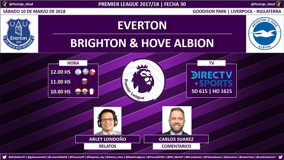 Everton vs Brighton