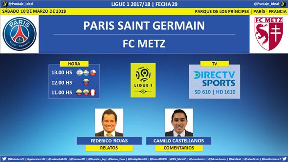 PSG vs Metz